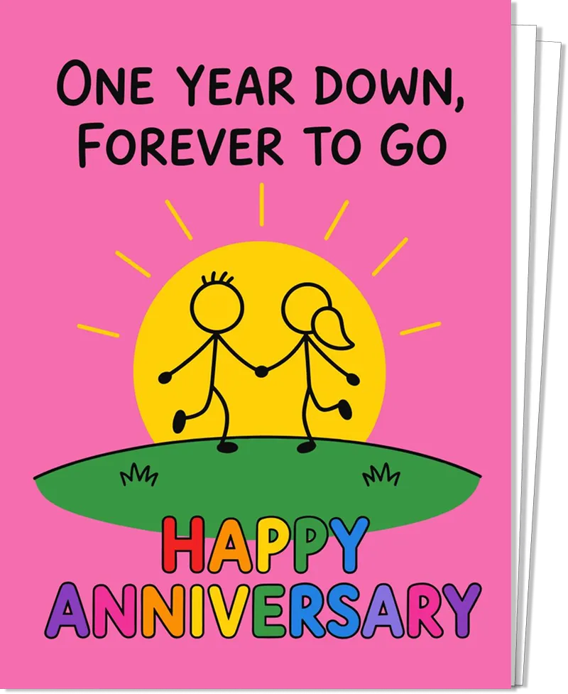 Anniversary card preview