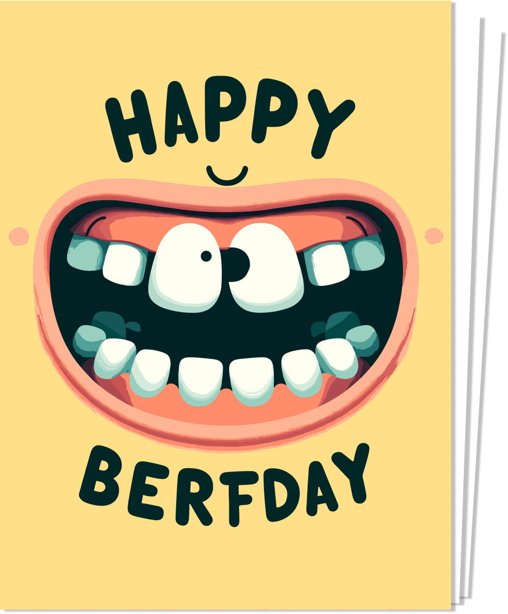 Interactive digital birthday card preview