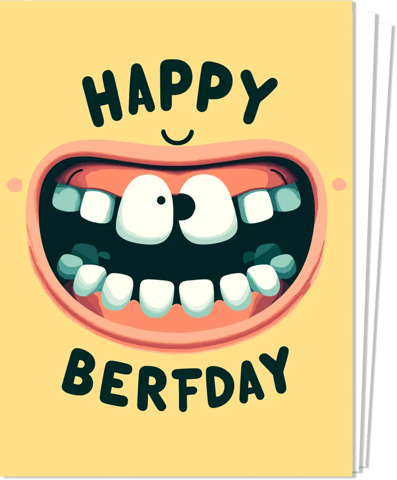Interactive digital birthday card preview
