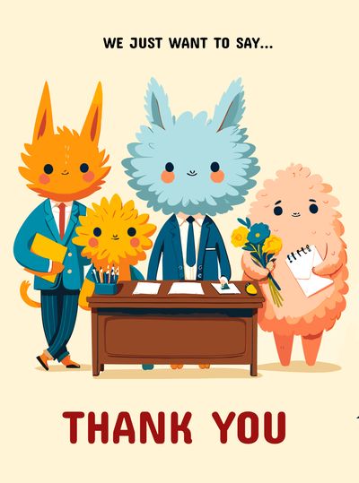 Thank-you happiepage design